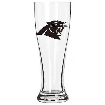 Front. Logo Brands - Carolina Panthers 16oz. Game Day Pilsner Glass - Multicolor.