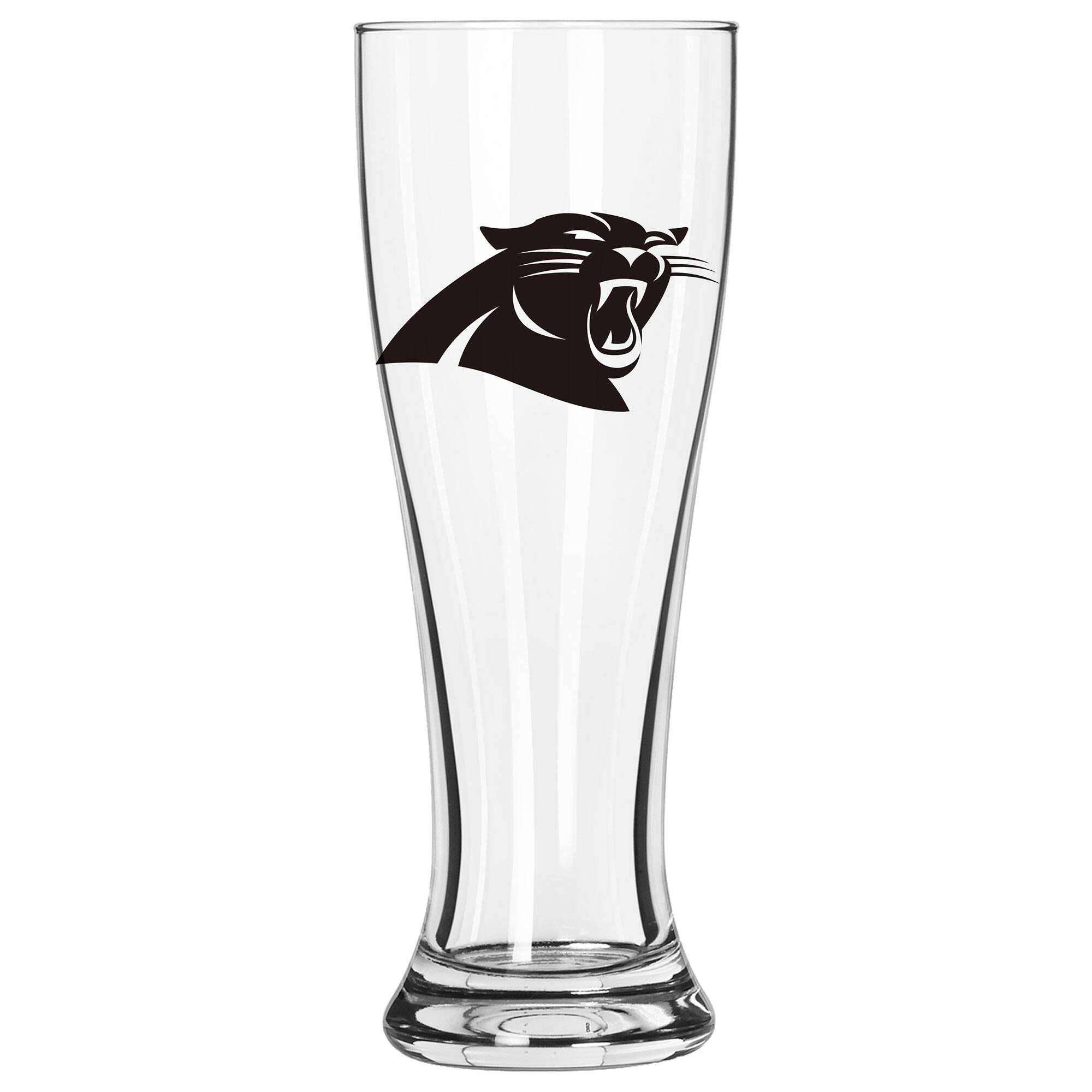 Front. Logo Brands - Carolina Panthers 16oz. Game Day Pilsner Glass - Multicolor.