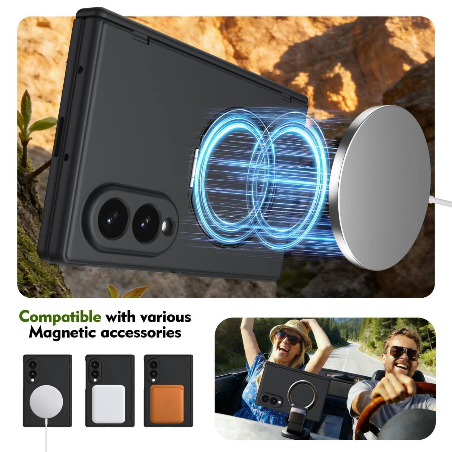Compatible with various Magnetic accessories