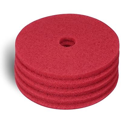 Alt View 1. Coastwide Professional - Coastwide Professional 20" Buffing Pad, Red, 5/Carton (CW22984).