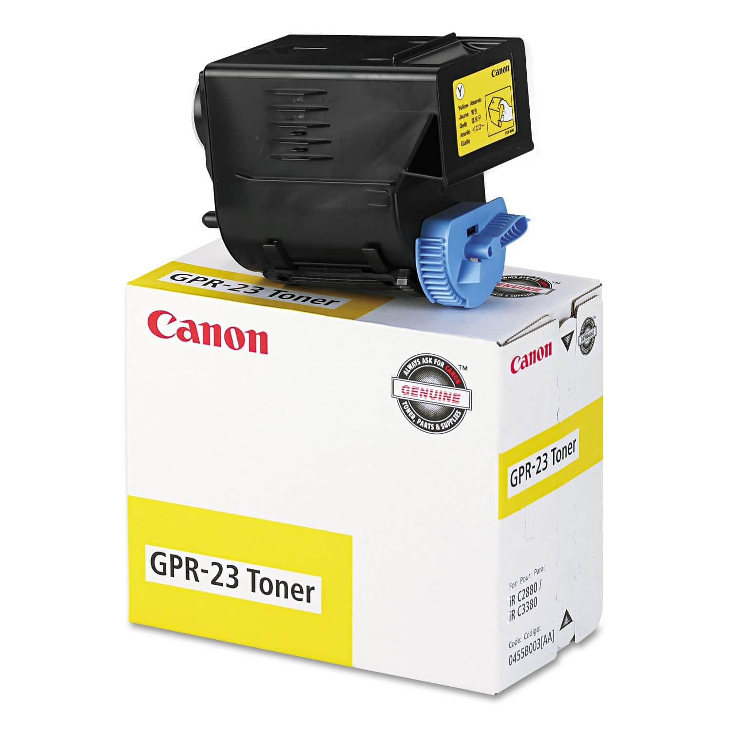 Canon - 0455B003AA 0455B003AA (GPR-23) Toner, Yellow