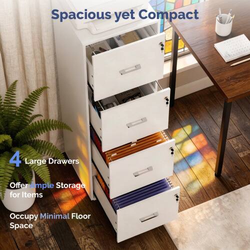 Spacious yet Compact

4 Large Drawers

Offer Ample Storage for Items

Occupy Minimal Floor Space
