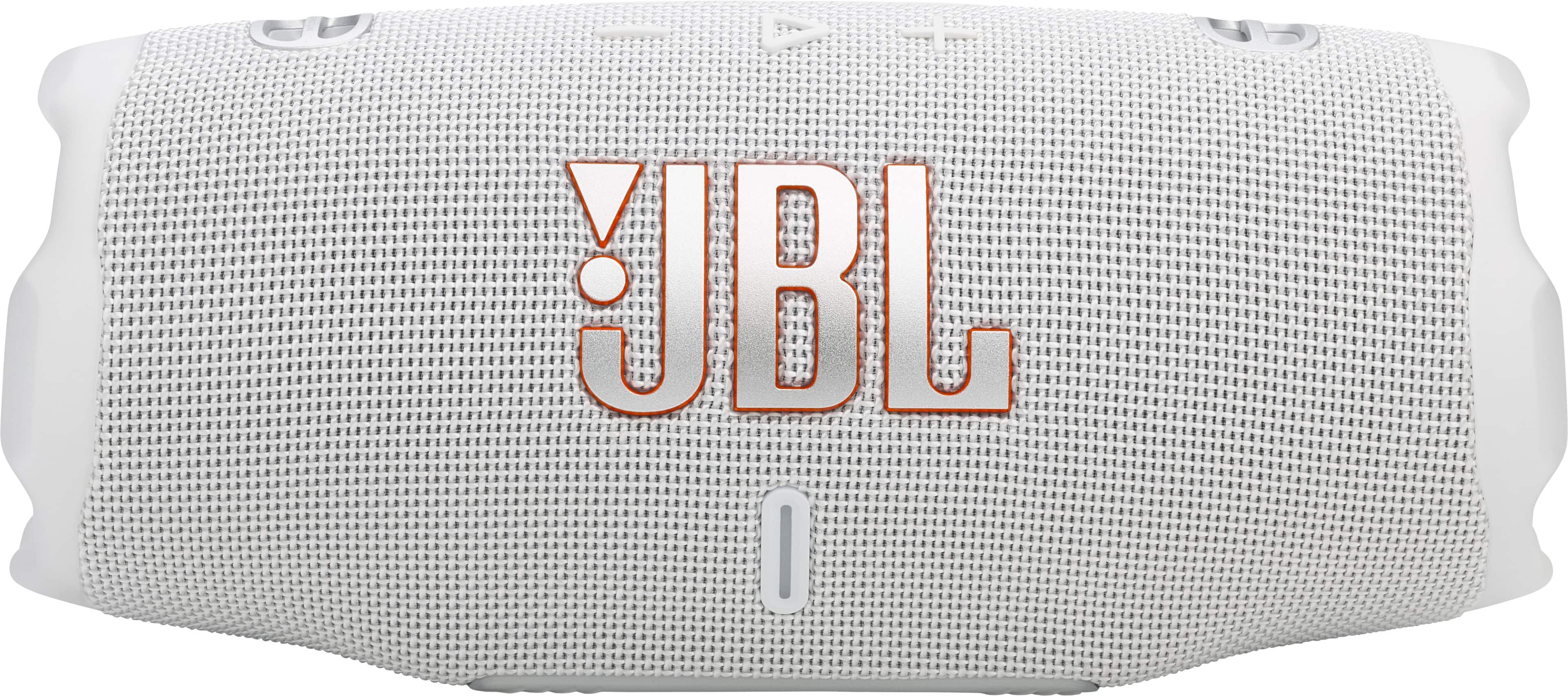 Left. JBL - Charge 6 Portable Wireless Speaker - 2025 - White.