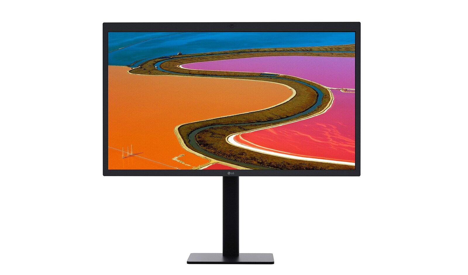 Alt View 4. LG - LG 27" 5K IPS LED Monitor - Thunderbolt 3 - USB-C Mac + Bonus Video/Photo Editing Software Bundle - Monitor.