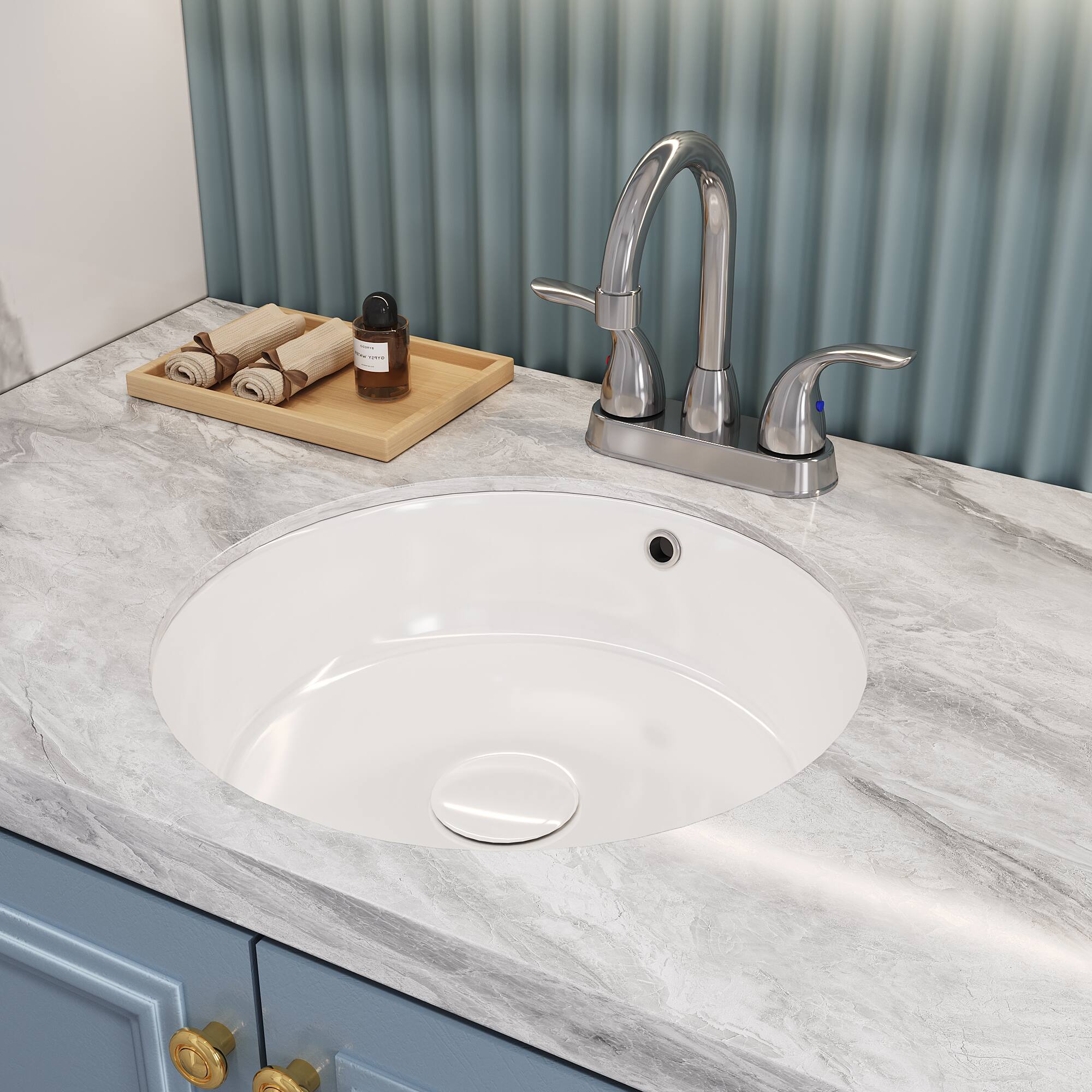 Angle. Bothwa Home - Bothwa Home BF-SL02011K05-CH 13 - Inch Avalon Two Handle Bathroom Faucet in Chrome Finish - Chrome.