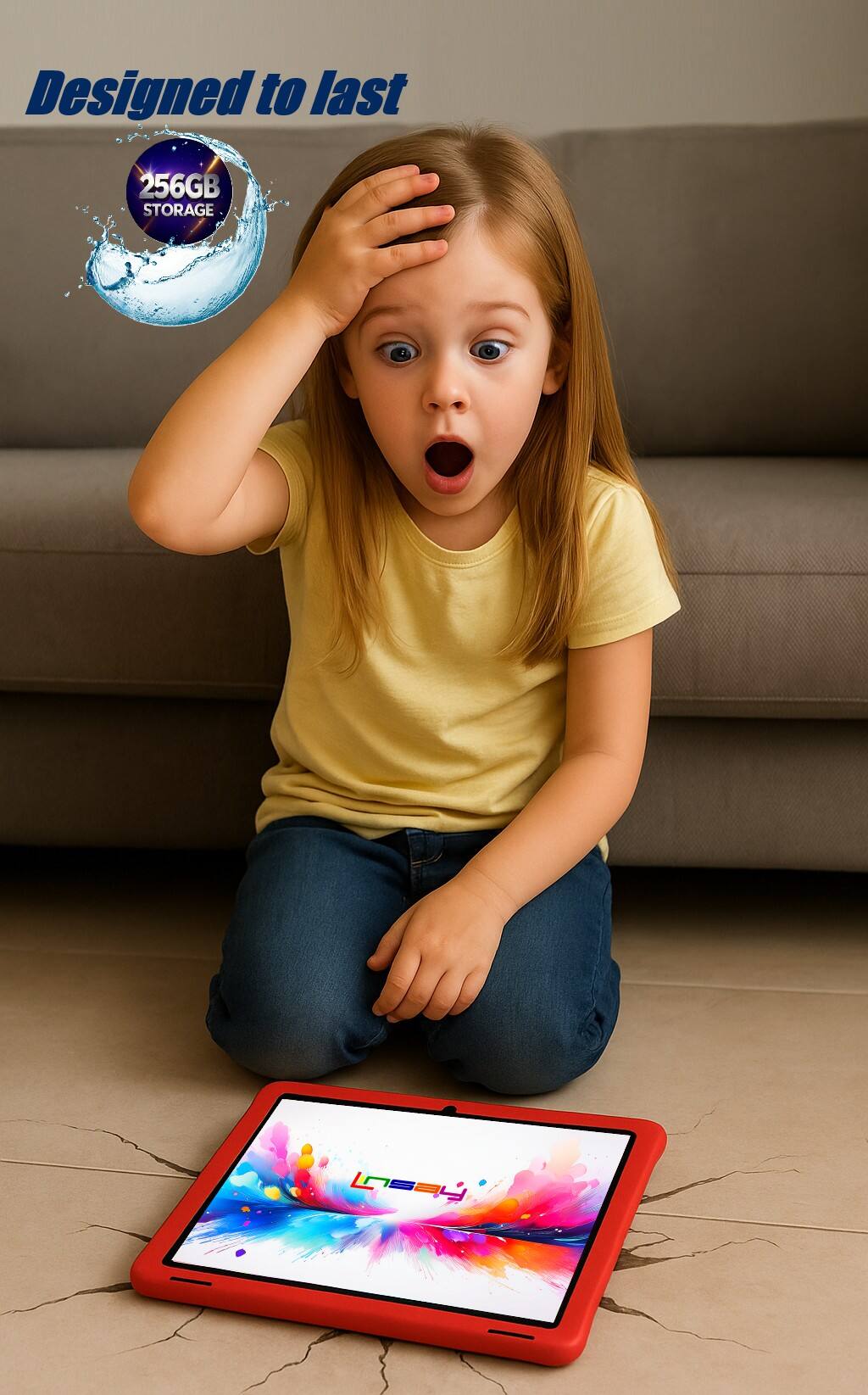 Designed to last  
256GB STORAGE