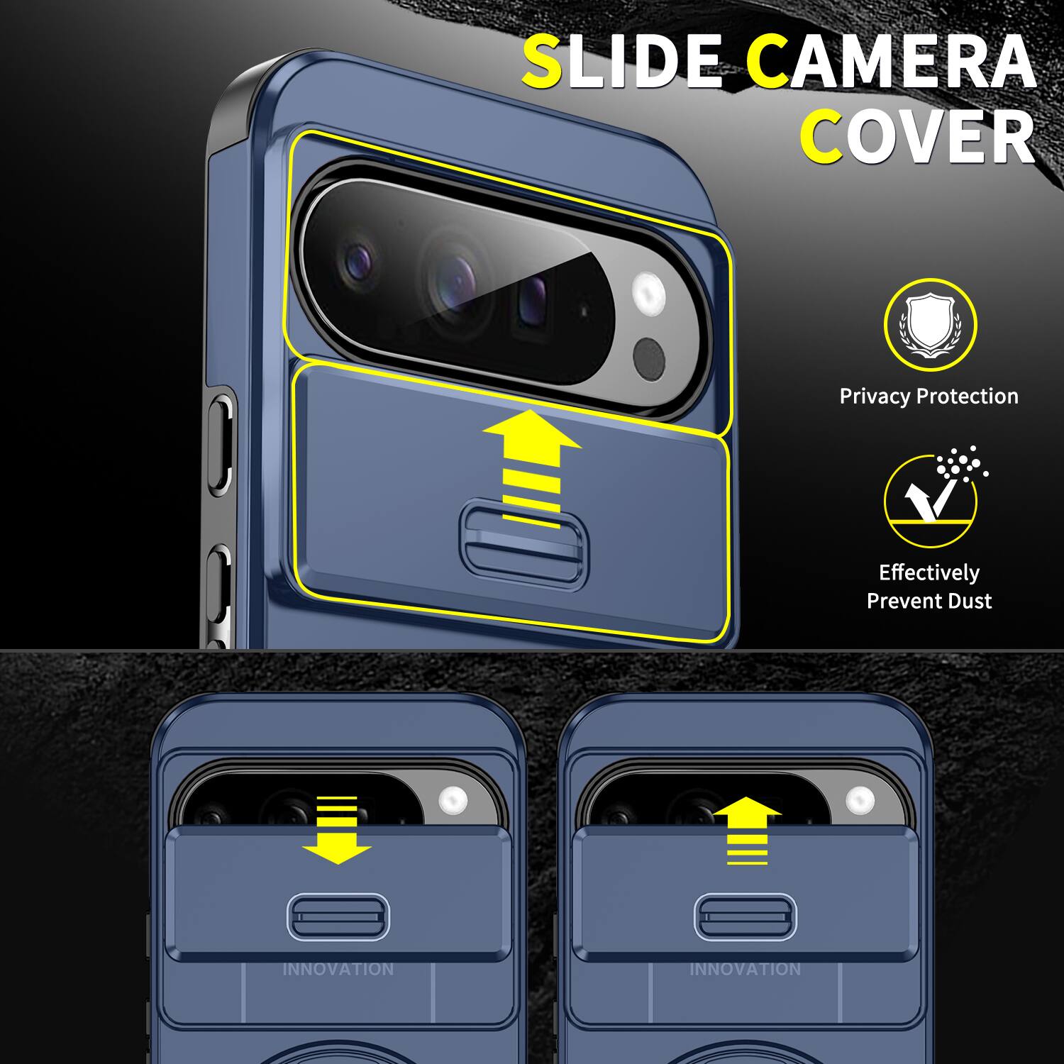 SLIDE CAMERA COVER

Privacy Protection
Effectively Prevent Dust

INNOVATION