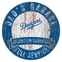 Fan Creations - Los Angeles Dodgers 12" x 12" Dad's Garage Sign - Multicolor