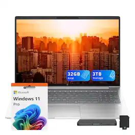 HP - ProBook 460 G11 16" WUXGA Display Laptop,Intel Ultra 5 125U,32GB DDR5,2TB SSD+1TB Dock Set,Win 11 Pro - Pike silver