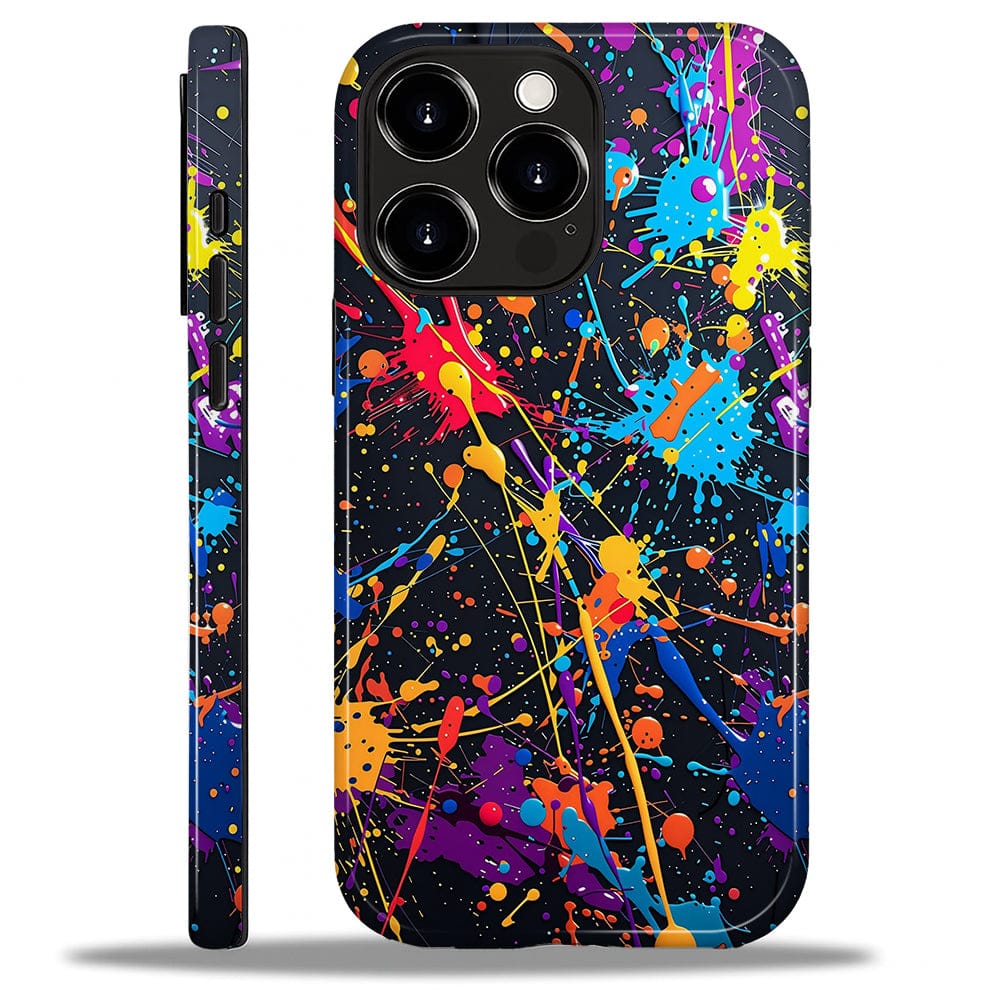 BUBM - Smartphone Case for iPhone - 2-Layer Durable Smartphone Protection Case - Afterimage - Afterimage for iPhone 16 Pro Max