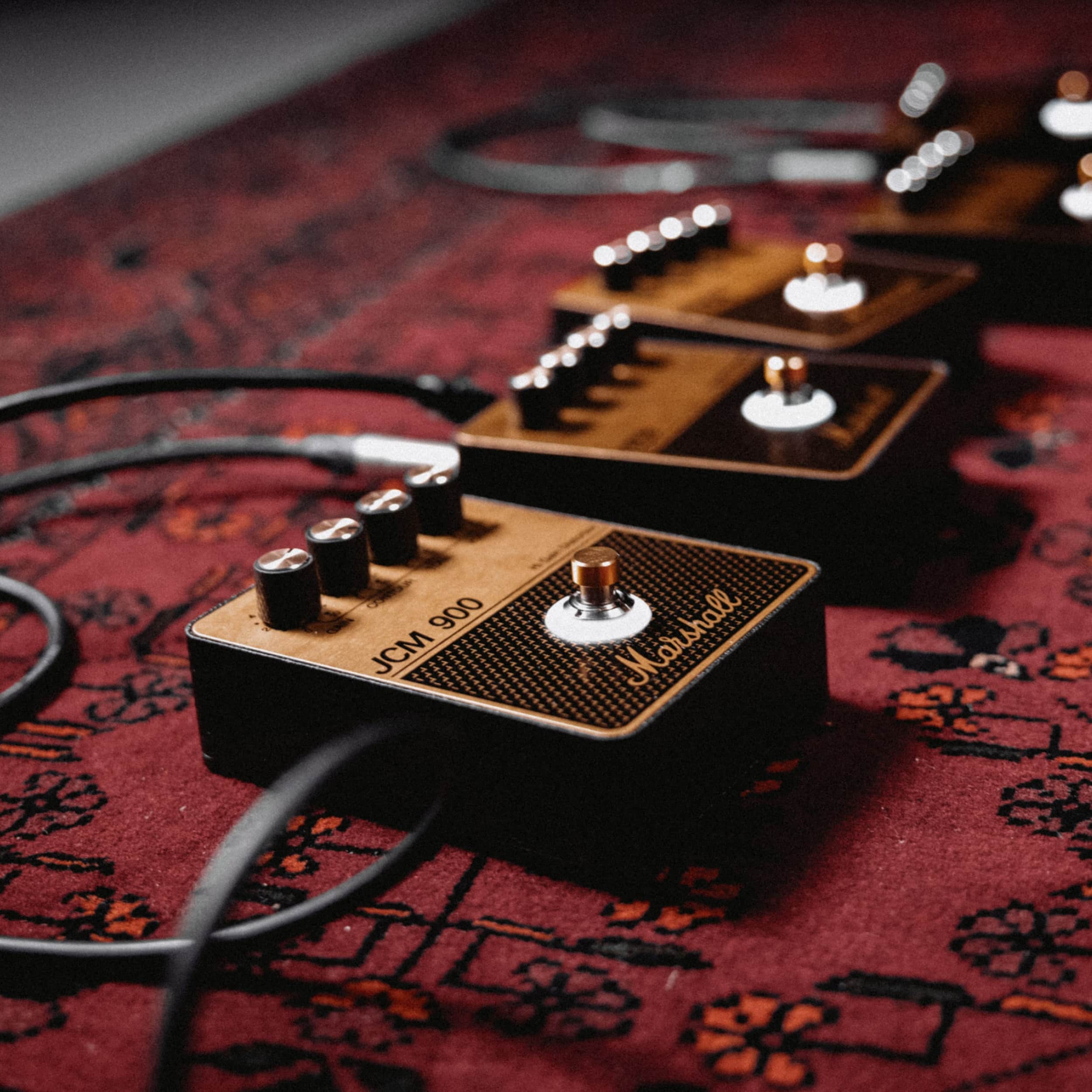 Marshall JCM900 Overdrive/Distortion Pedal Black/Gold 1008156
