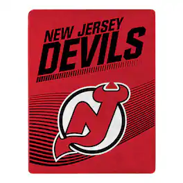Sweet Home Collection - NHL New Jersey Devils 60" x 80" Raschel Throw Blanket - Red