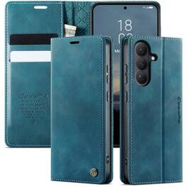 Dteck - For Samsung Galaxy S26 Wallet Case, Premium Vegan PU Leather Flip Kickstand Card Slots Full Protection Cover - Green