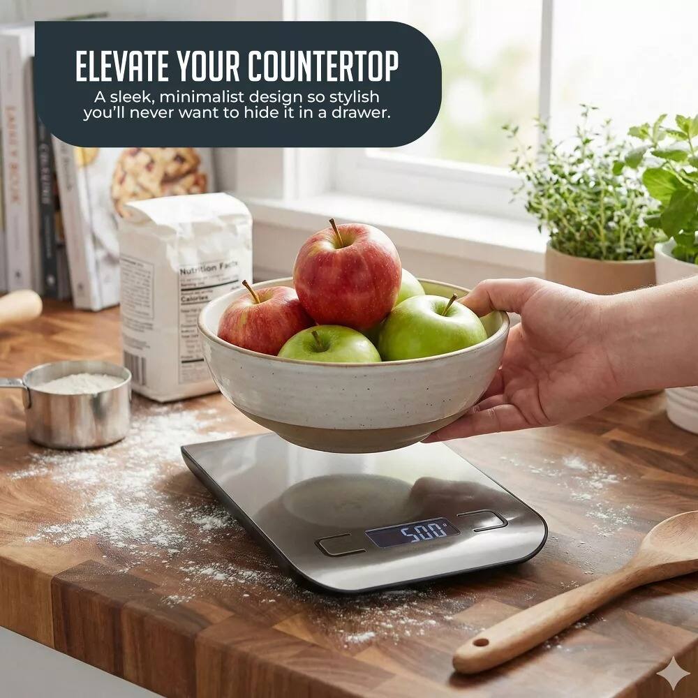 ELEVATE YOUR COUNTERTOP  
A sleek, minimalist design so stylish you'll never want to hide it in a drawer.