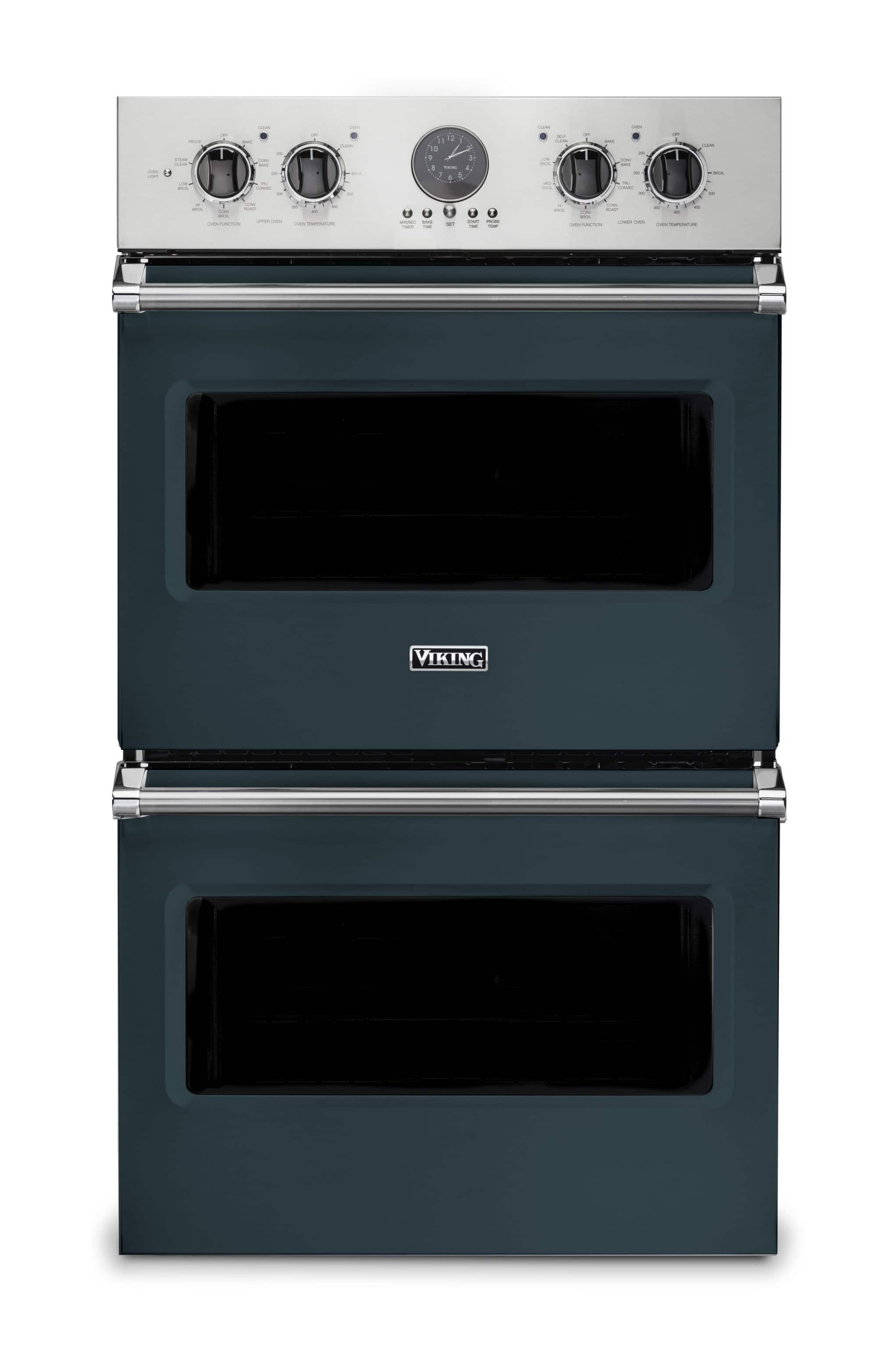 30" Viking Professional 5 Series Built-In Double Electric Convection Wall Oven - Squall - Front_Zoom