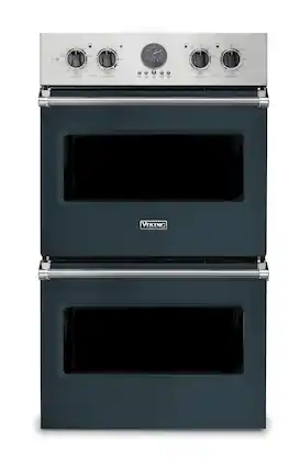 Front. Viking - 30" Viking Professional 5 Series Built-In Double Electric Convection Wall Oven - Squall - Squall.