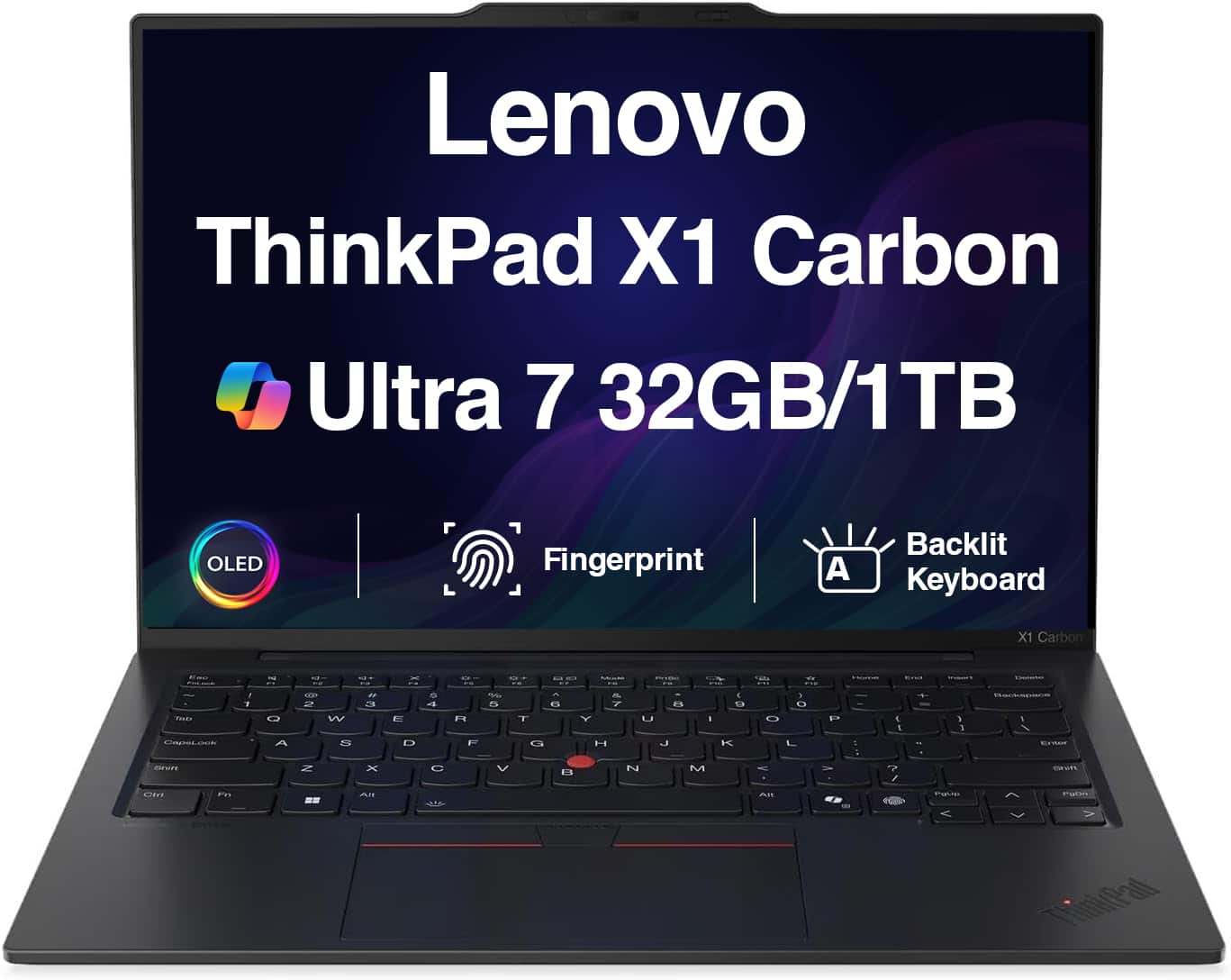 Lenovo ThinkPad X1 Carbon Gen 13 Laptop Ultra 7 258V, 32GB RAM