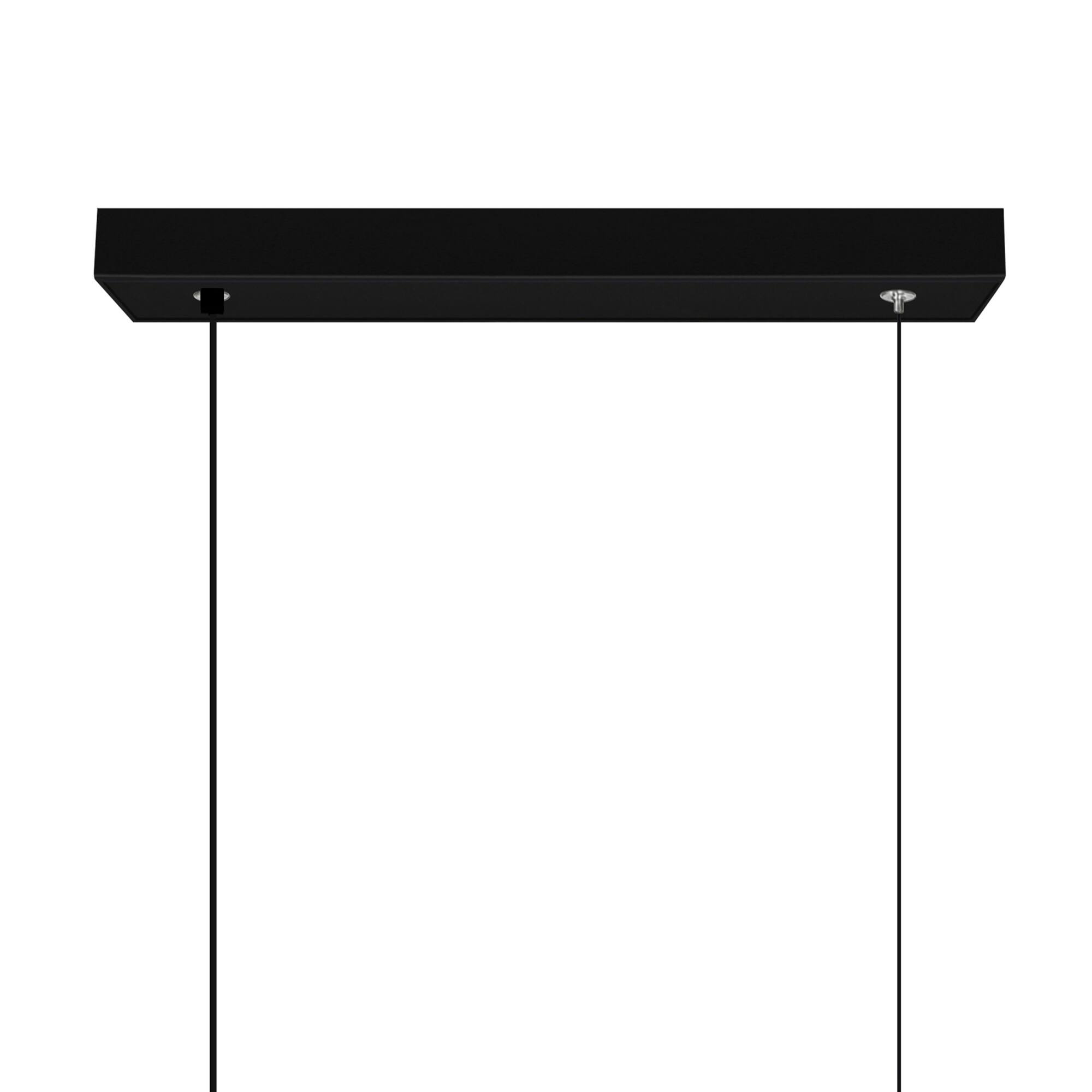Alt View 2. CWI Lighting - Moon Integrated LED Black Chandelier - Black.