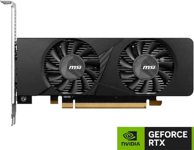 MSI NVIDIA GeForce RTX 3050 Graphic Card 6 GB GDDR6 Low profile MSI NVIDIA GeForce RTX 3050 Graphic Card 6 GB GDDR6 Low profile
