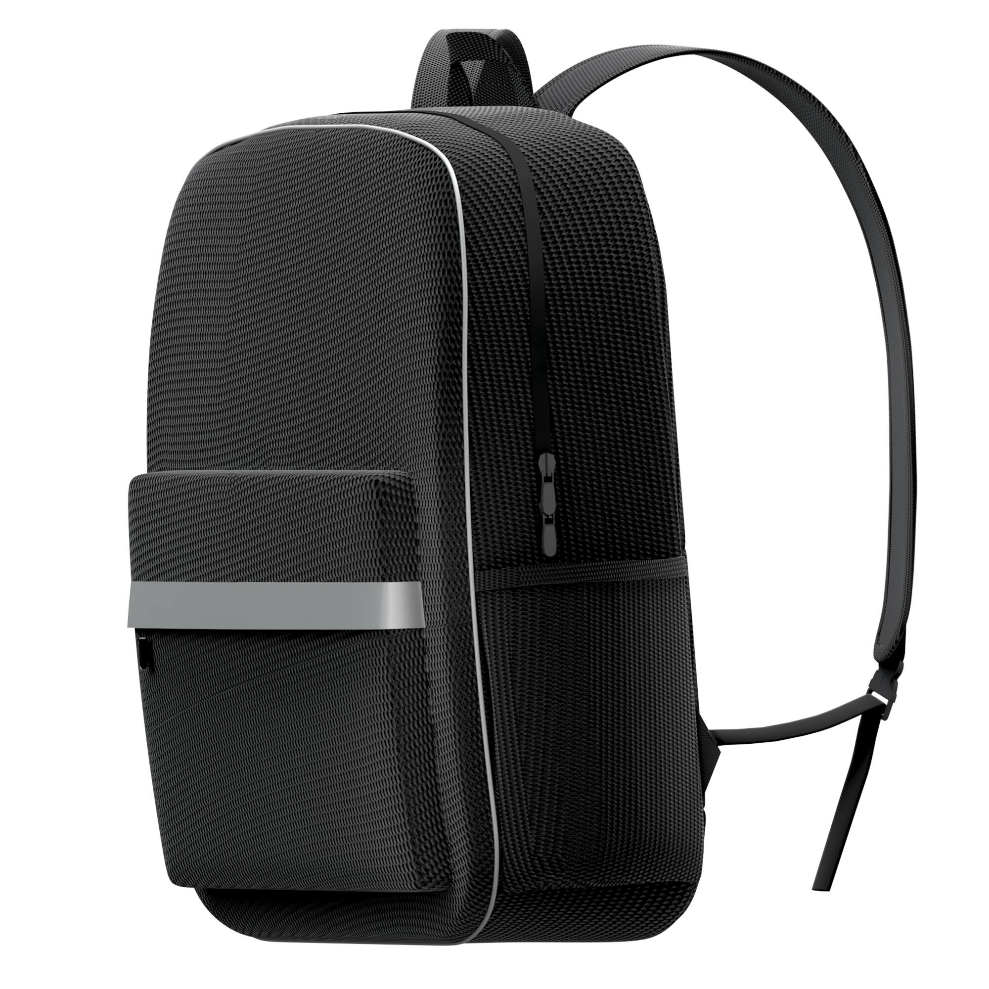 Angle. KERDOM - Mobility Electric Wheelchair Universal Accessory - Back Pack Multi Organizer Storage Bag Large Pouch, For Most Models - Black.