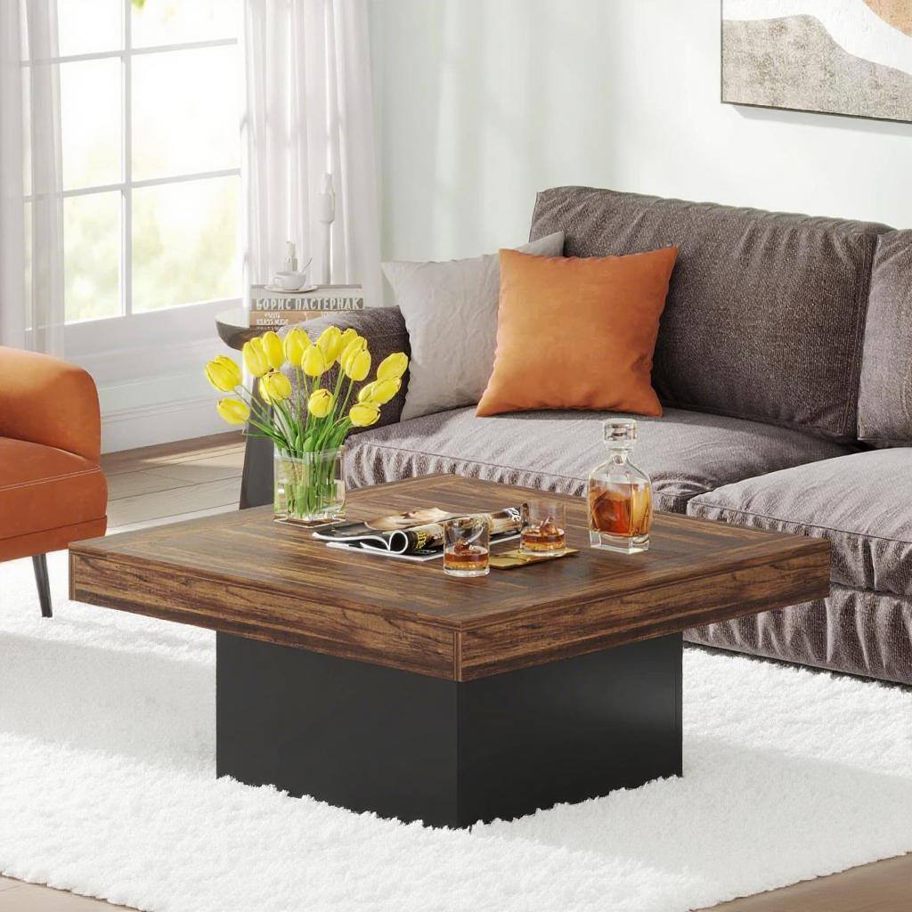 Left. SlickBlue - Rattan Table?Coffee Table - Multi.