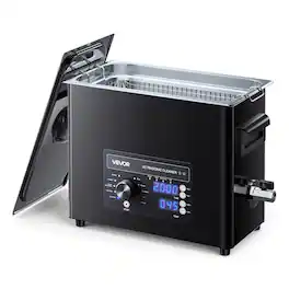 VEVOR - 6L Ultrasonic Cleaner, Professional Ultrasonic Cleaner Machine with Knob Control, Stainless Steel Cleaning Machine