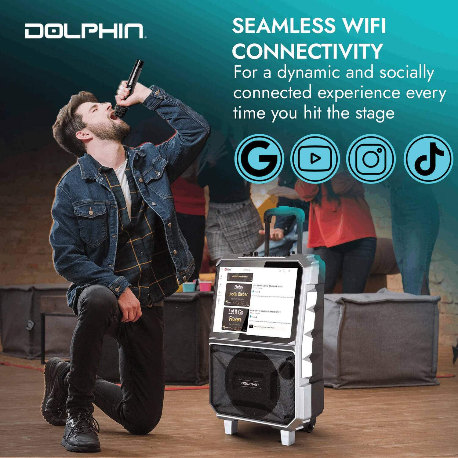 DOLPHIN
SEAMLESS WIFI CONNECTIVITY
For a dynamic and socially connected experience every time you hit the stage
- G
- YouTube
- Instagram
- Spotify
Baby
Austi Breezy
Let Go
Frozen