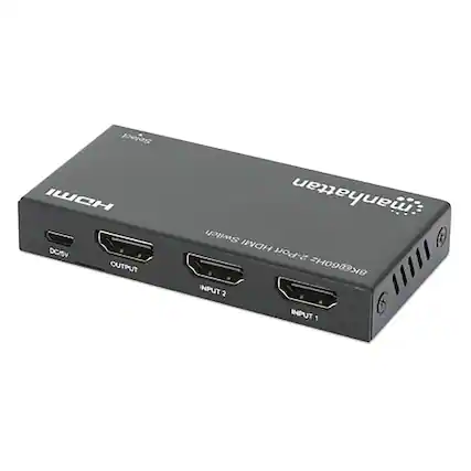 100105 ICH DCV OUTPUT manhattan Switch 1 HDMI 109.s K@GOHz INPUT 2 INPUT 1