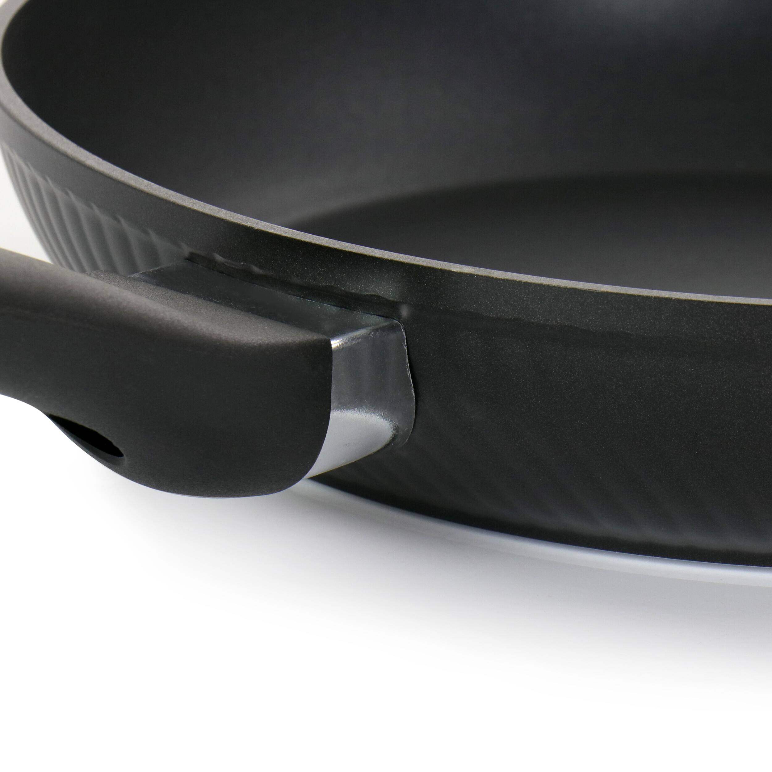 Alt View 3. Oster - Oster Kono 11 Inch Aluminum Nonstick Frying Pan in Black - Black.