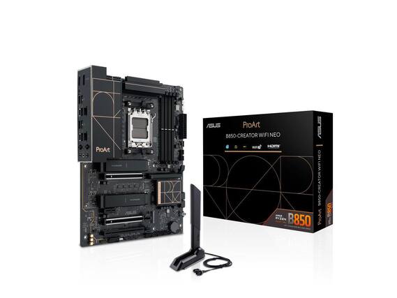 ASUS ProArt B850-CREATOR WIFI NEO
AMD Ryzen