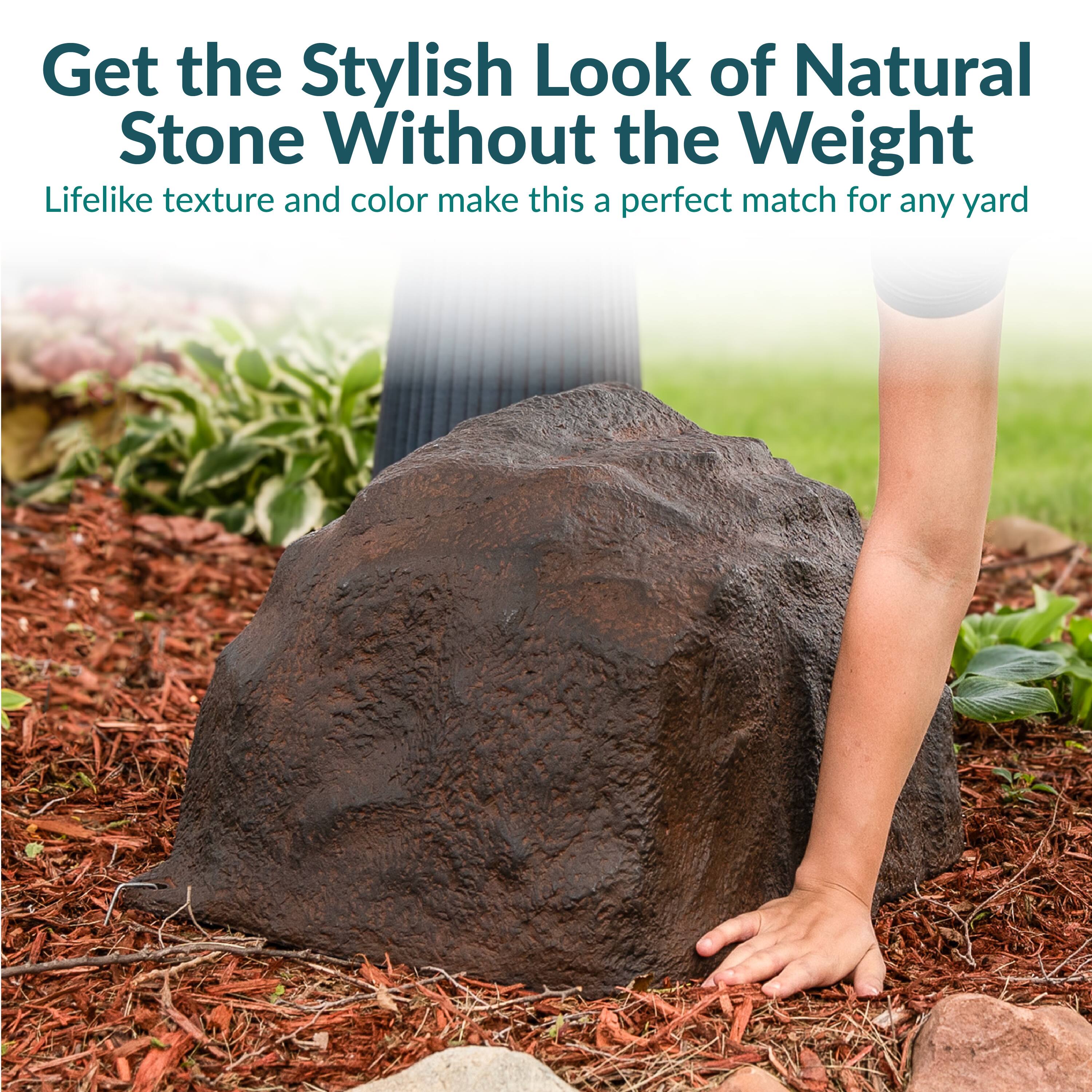 Get the Stylish Look of Natural Stone Without the Weight

Lifelike texture and color make this a perfect match for any yard