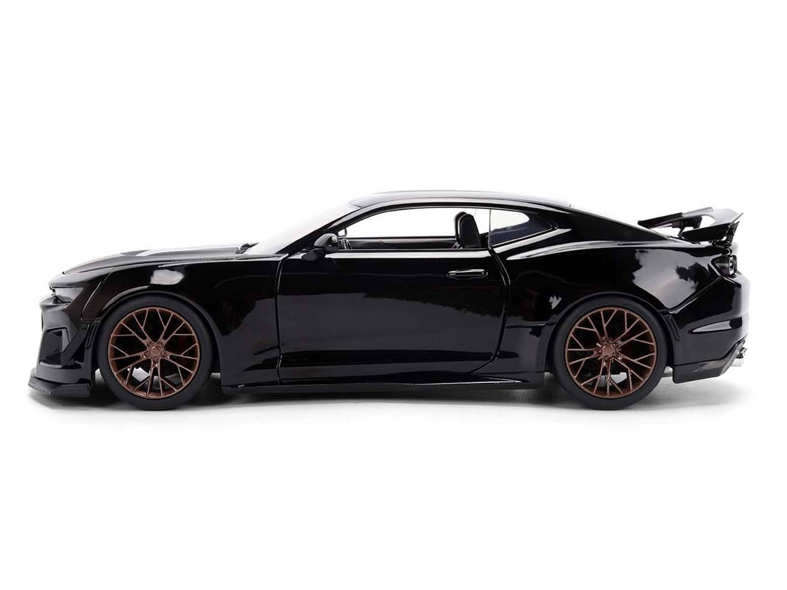 Alt View 2. Jada - 2024 Chevrolet Camaro ZL1 1LE Black "Fast X" (2023) Movie "Fast & Furious 25th Anniversary" 1/24 Model Car by Jada.