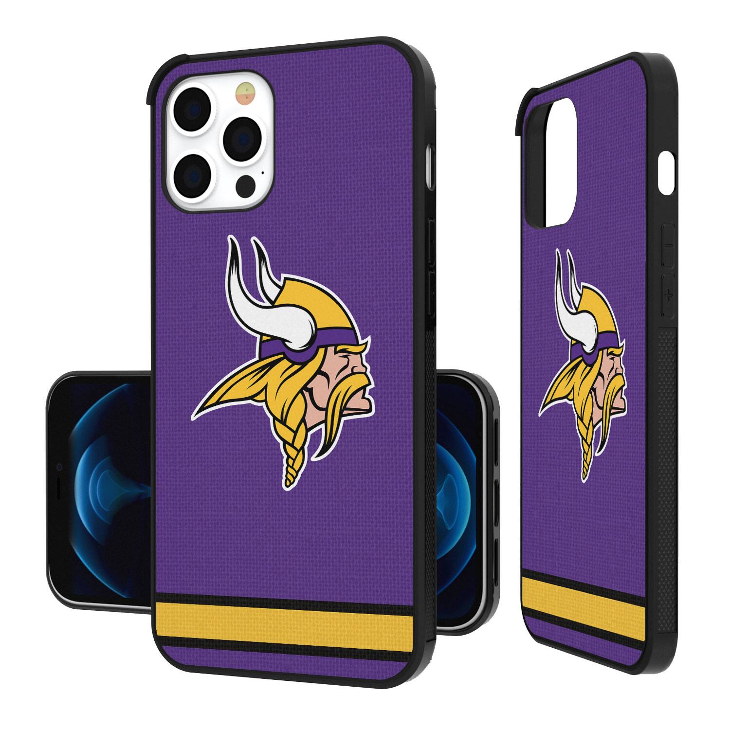 Keyscaper - NFL - Minnesota Vikings iPhone Stripe Design Bump Case - 15 - Multicolor price history on PriceWatchPro
