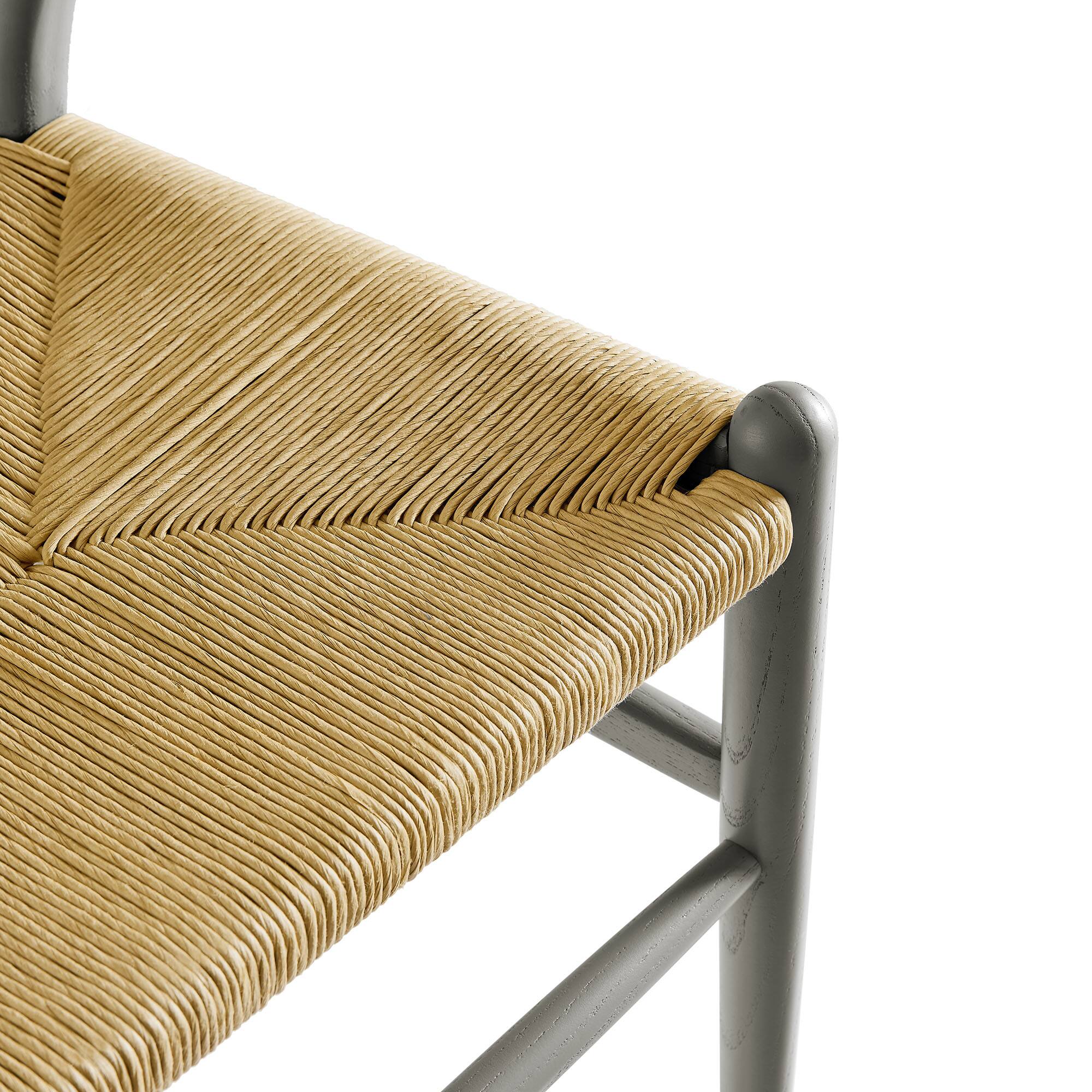 Alt View 6. Modway - Amish 32" Wood Dining Accent Chair by Modway - Light Gray.