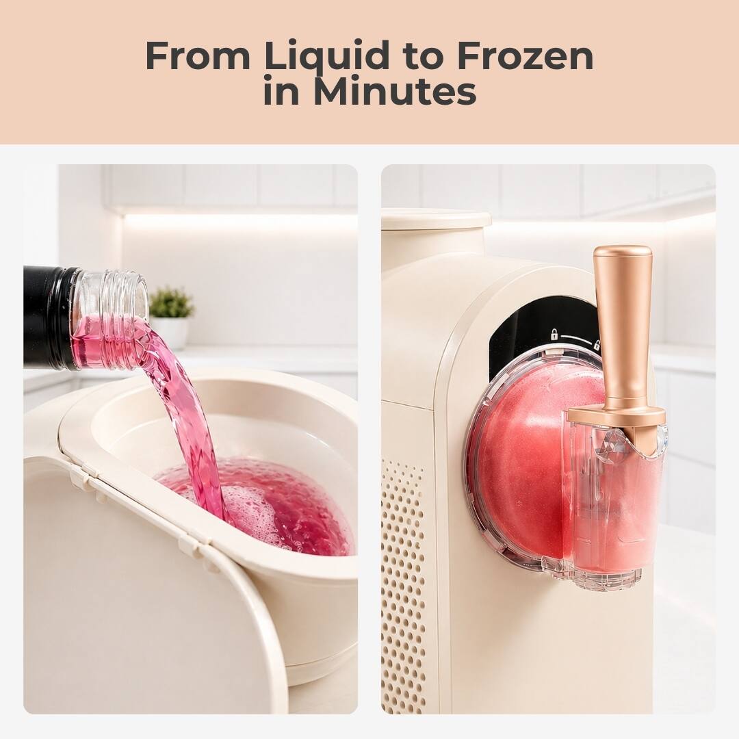 From Liquid to Frozen in Minutes