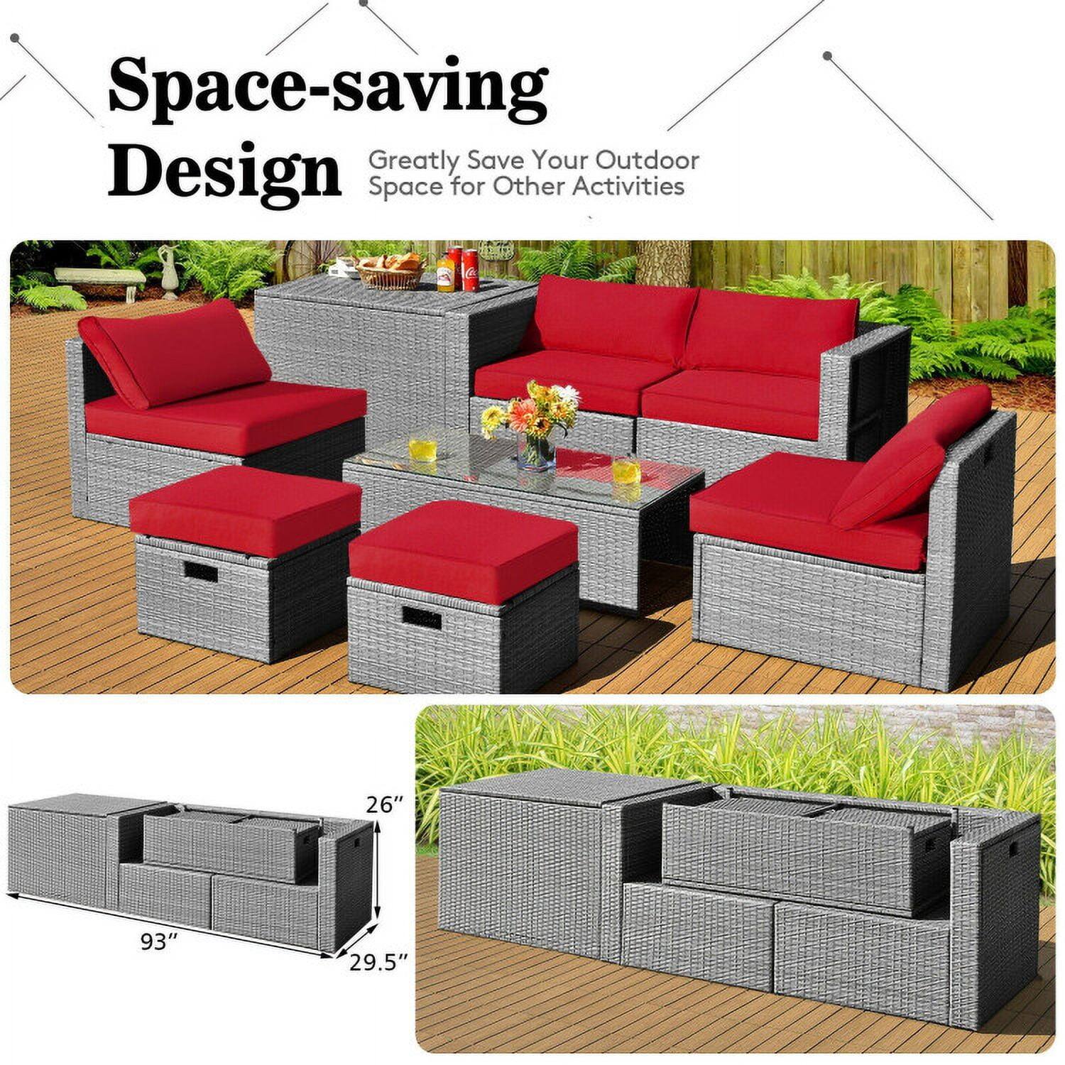 Space-saving Design  
Greatly Save Your Outdoor Space for Other Activities  

26" 93" 29.5"