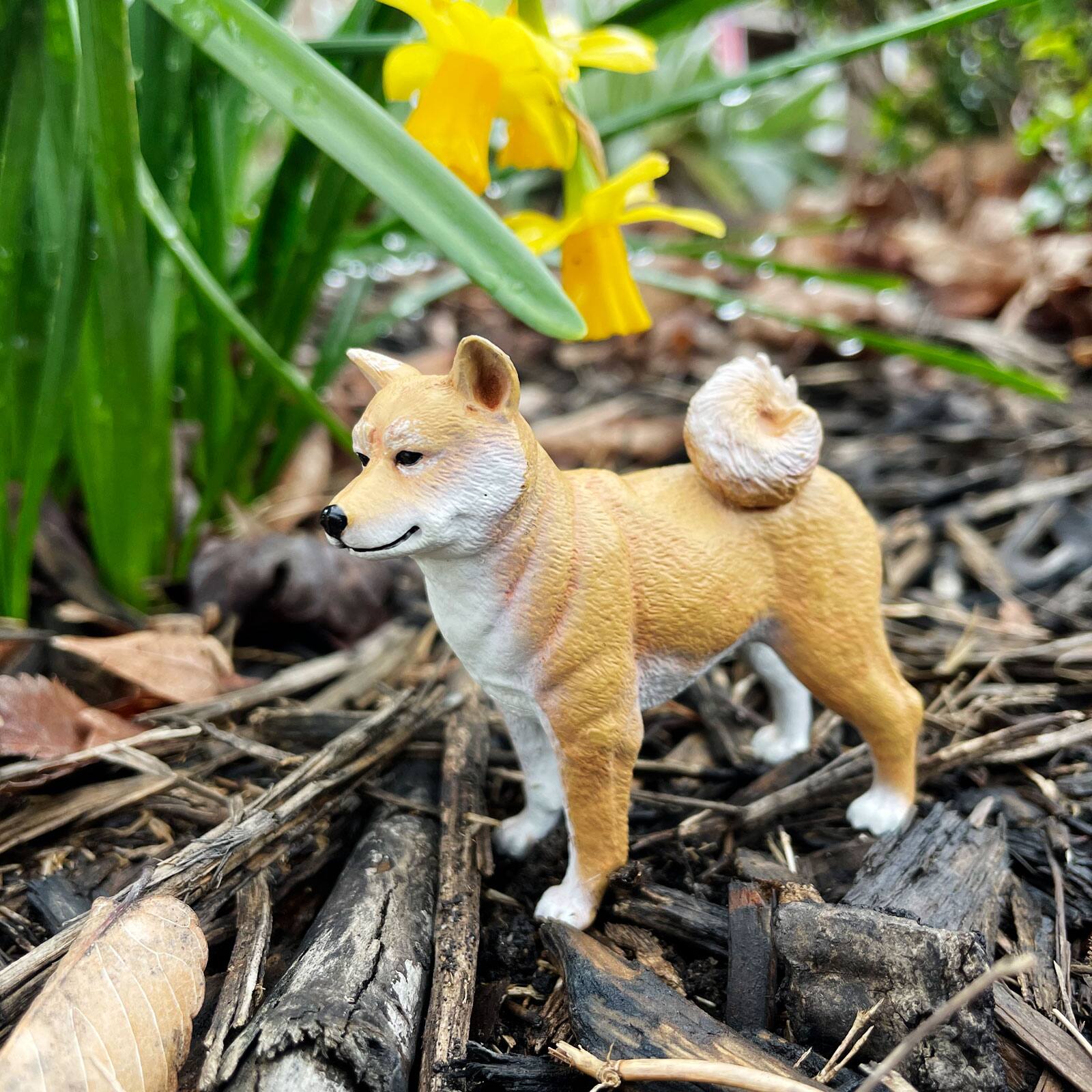 Alt View 3. Safari Ltd. - Shiba Inu Toy Figurine.