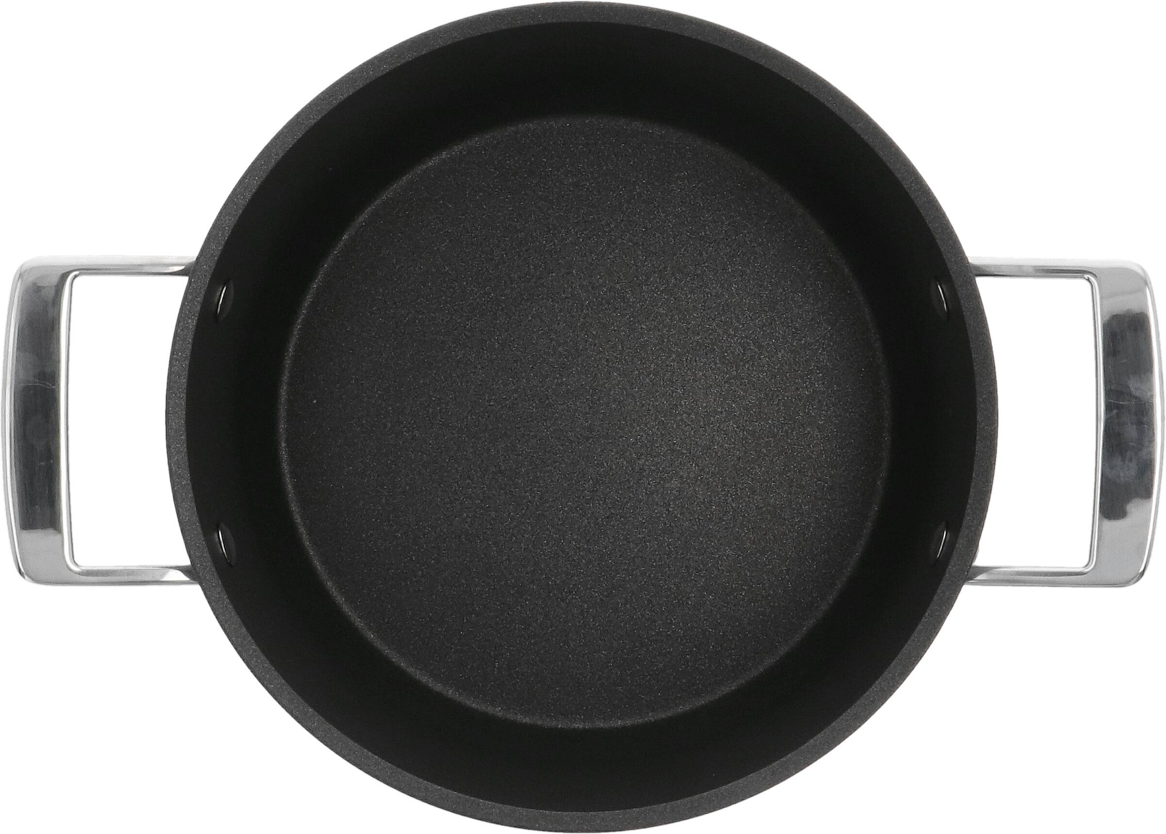 Alt View 1. Demeyere - Demeyere AluPro 4.5-qt Aluminum Nonstick Dutch Oven - Black.