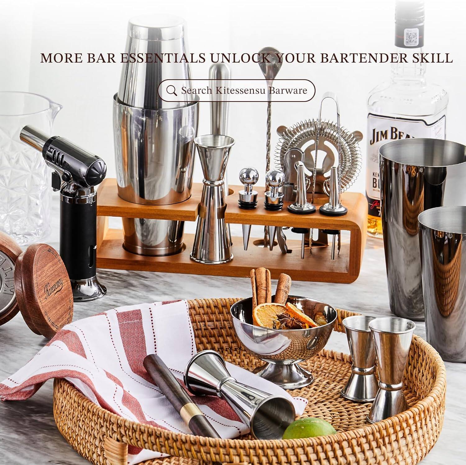 MORE BAR ESSENTIALS UNLOCK YOUR BARTENDER SKILL

Search Kitessensu Barware