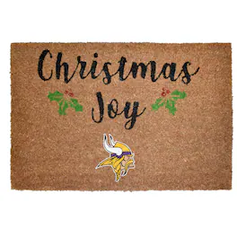 The Memory Company - Minnesota Vikings 23" x 35" Holiday Door Mat - Multicolor
