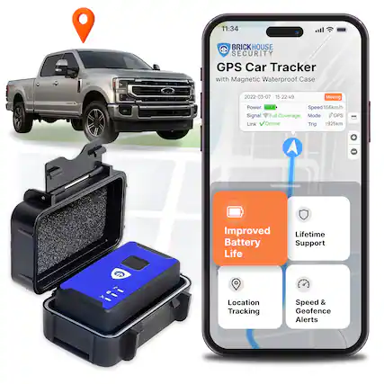BRICKHOUSE SECURITY GPS Car Tracker with Magnetic Waterproof Case
2022-05-07 15:22:49
Moving
Power
Signal Full Coverage
Link Online
Speed 156km/h
Mode GPS
Trip 1925km
Improved Battery Life
Lifetime Support
Location Tracking
Speed & Geofence Alerts