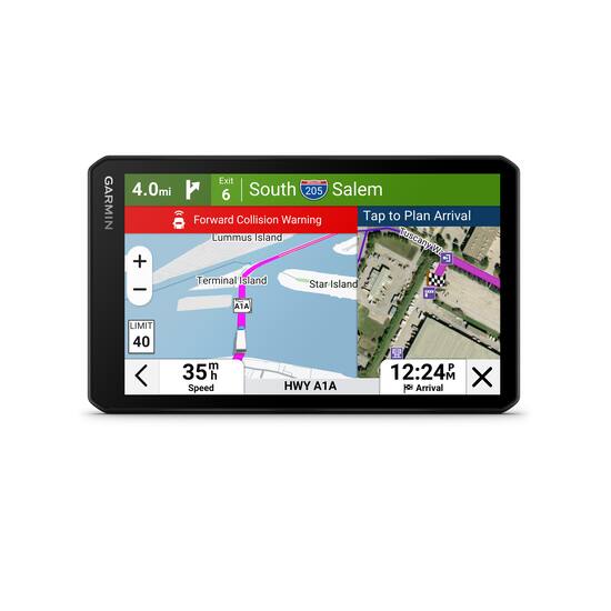 Garmin dezl OTR 725 7 Trucking GPS with Built in Dash Cam Black 010 02927 00 Best Buy