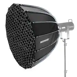Neewer - 35" Parabolic Softbox with Bowens Mount - Quick Release Kit with Grid for Godox/Aputure