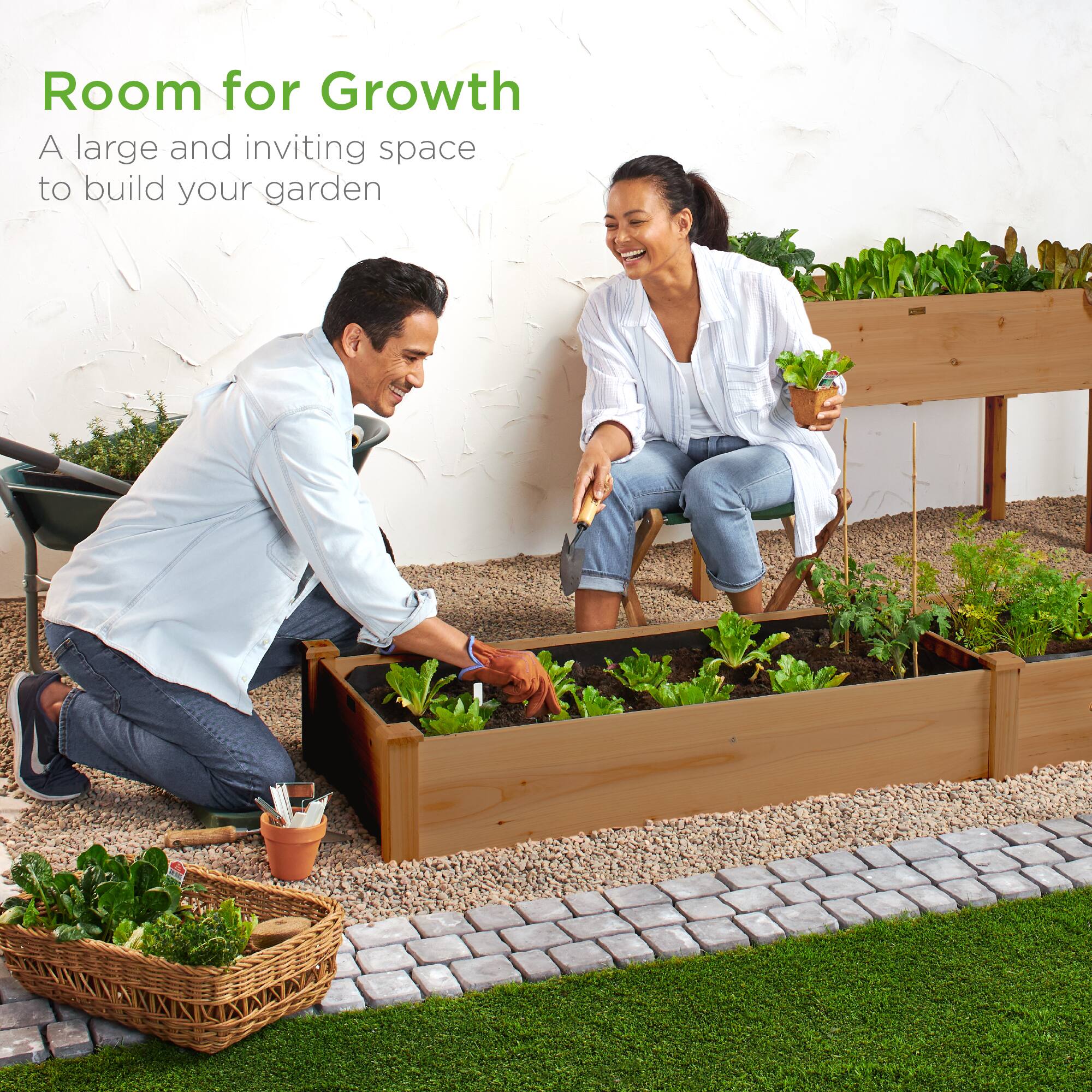 Room for Growth  
A large and inviting space to build your garden