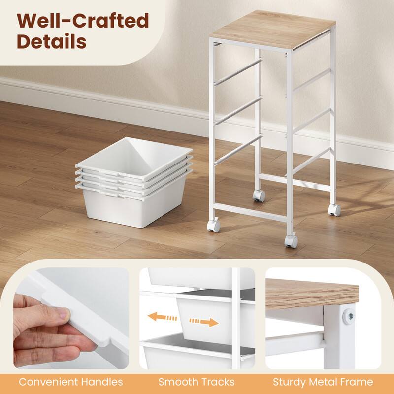 Well-Crafted Details  
Convenient Handles  
Smooth Tracks  
Sturdy Metal Frame