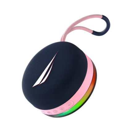 Front. Nautica - NAUTICA NAYMAN SP30 PORTABLE BLUETOOTH SPEAKER - Navy-Pink.