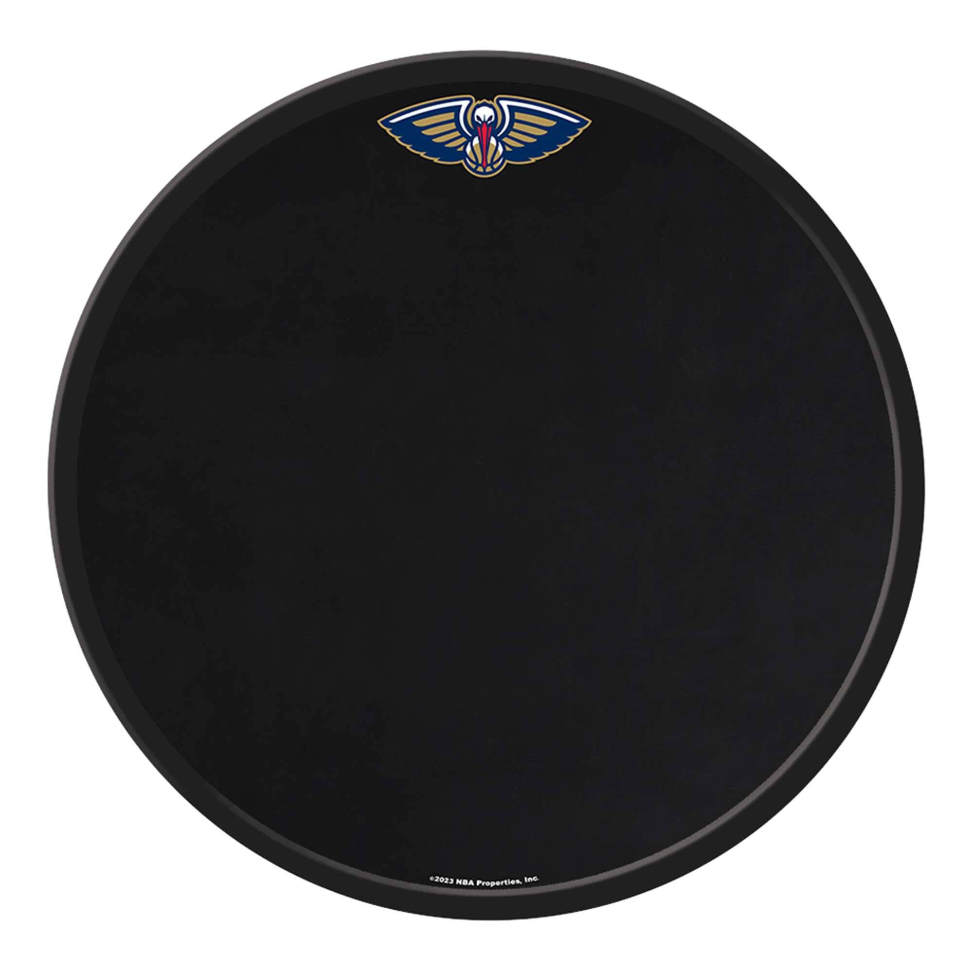 The Fan-Brand - New Orleans Pelicans 17.5" Modern Disc Chalkboard - Multicolor