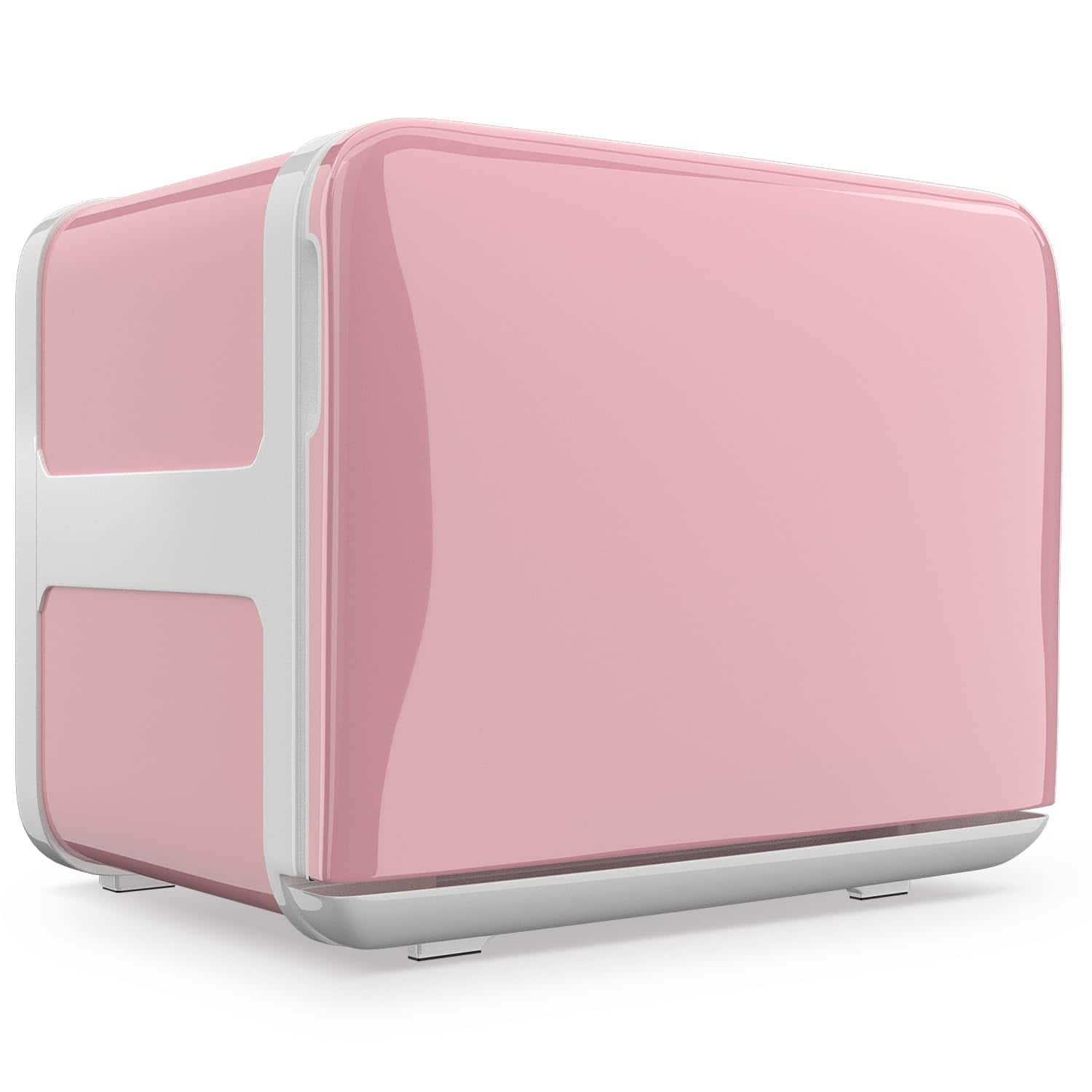 JETRANSPORT - Towel Warmer Cabinet 8.5l Professional Small Hot Heating Use For Spa Massage Salon Barber And Home - White - Pink