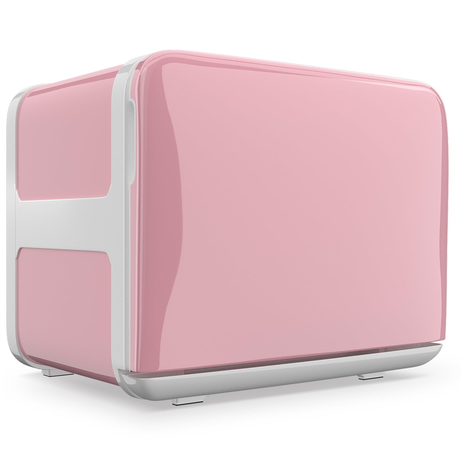 JETRANSPORT - Towel Warmer Cabinet 8.5l Professional Small Hot Heating Use For Spa Massage Salon Barber And Home - White - Pink