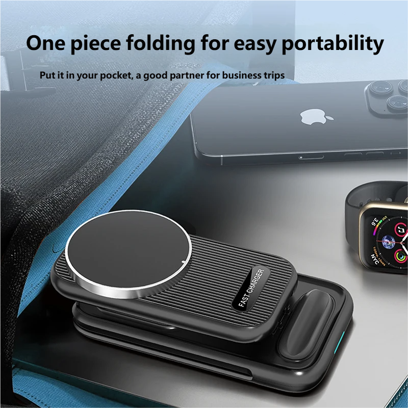 One piece folding for easy portability  
Put it in your pocket, a good partner for business trips  

FAST CHARGER
